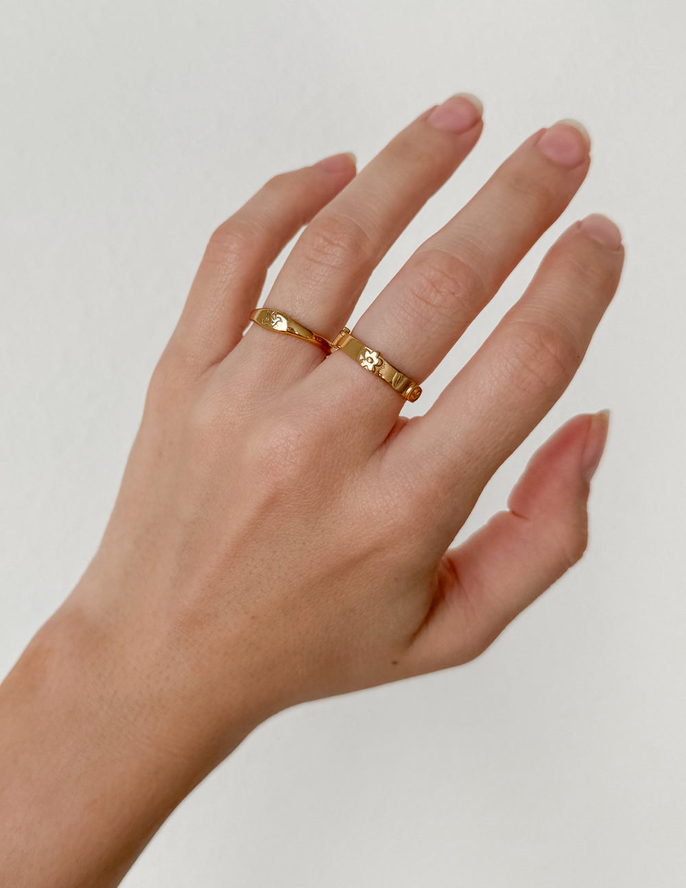 Elevated Faith Dove Peace Ring — detail close-up