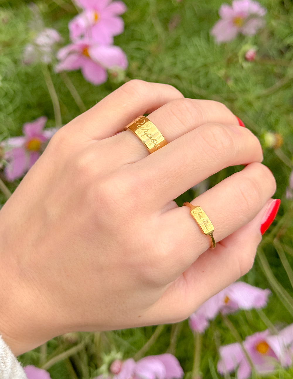 Elevated Faith Fearless Ring — construction detail