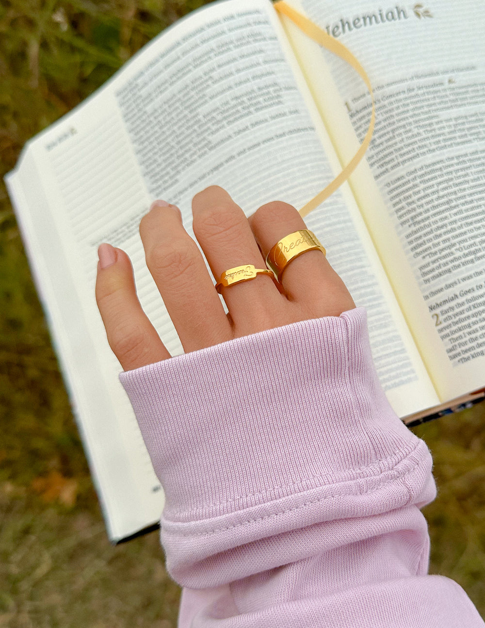Elevated Faith Fearless Ring — detail shot 9