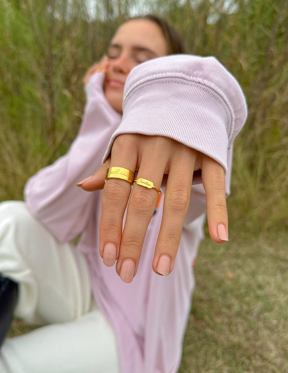 Elevated Faith Fearless Ring — detail shot 6