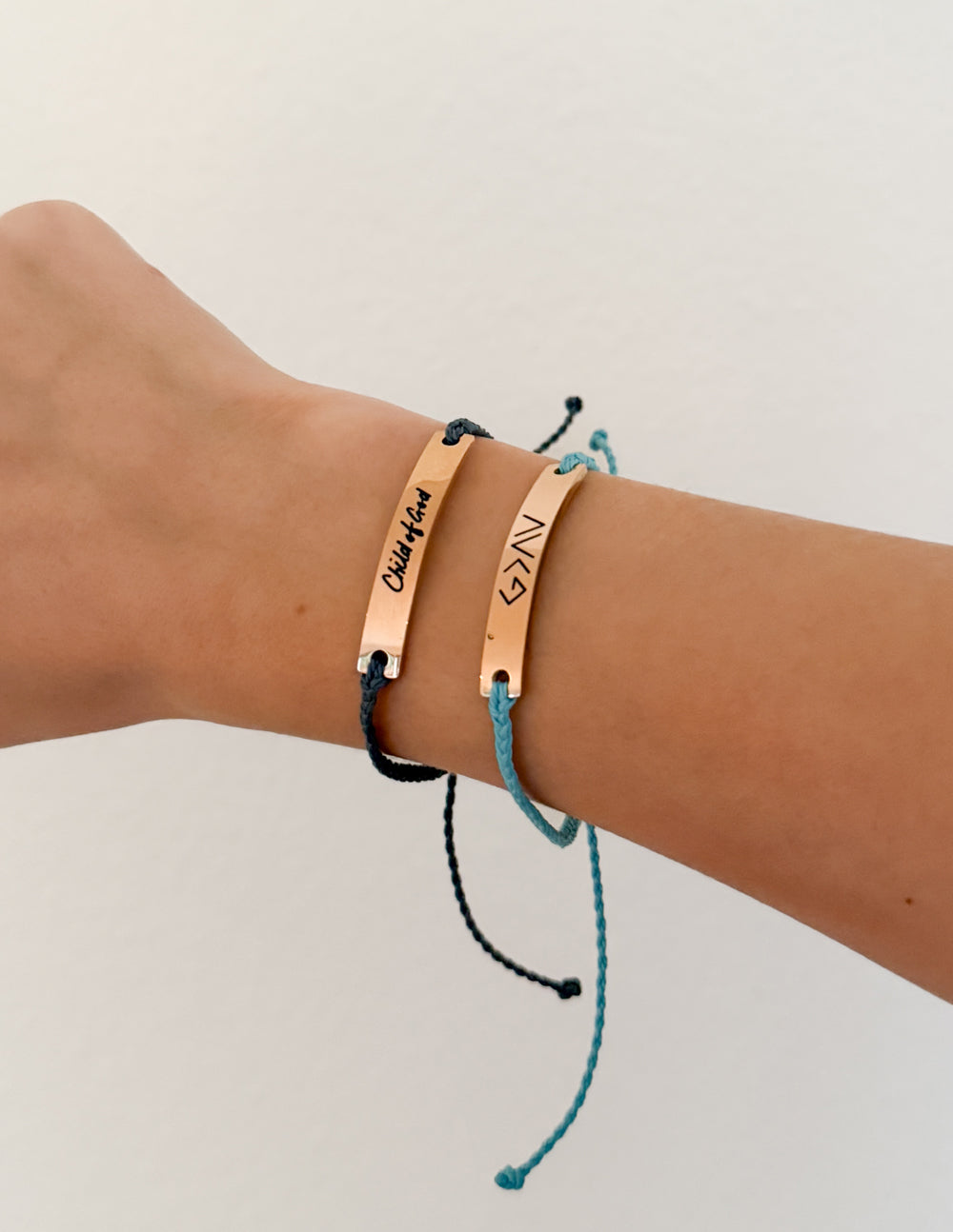 Elevated Faith Black Child of God Bracelet — lifestyle context