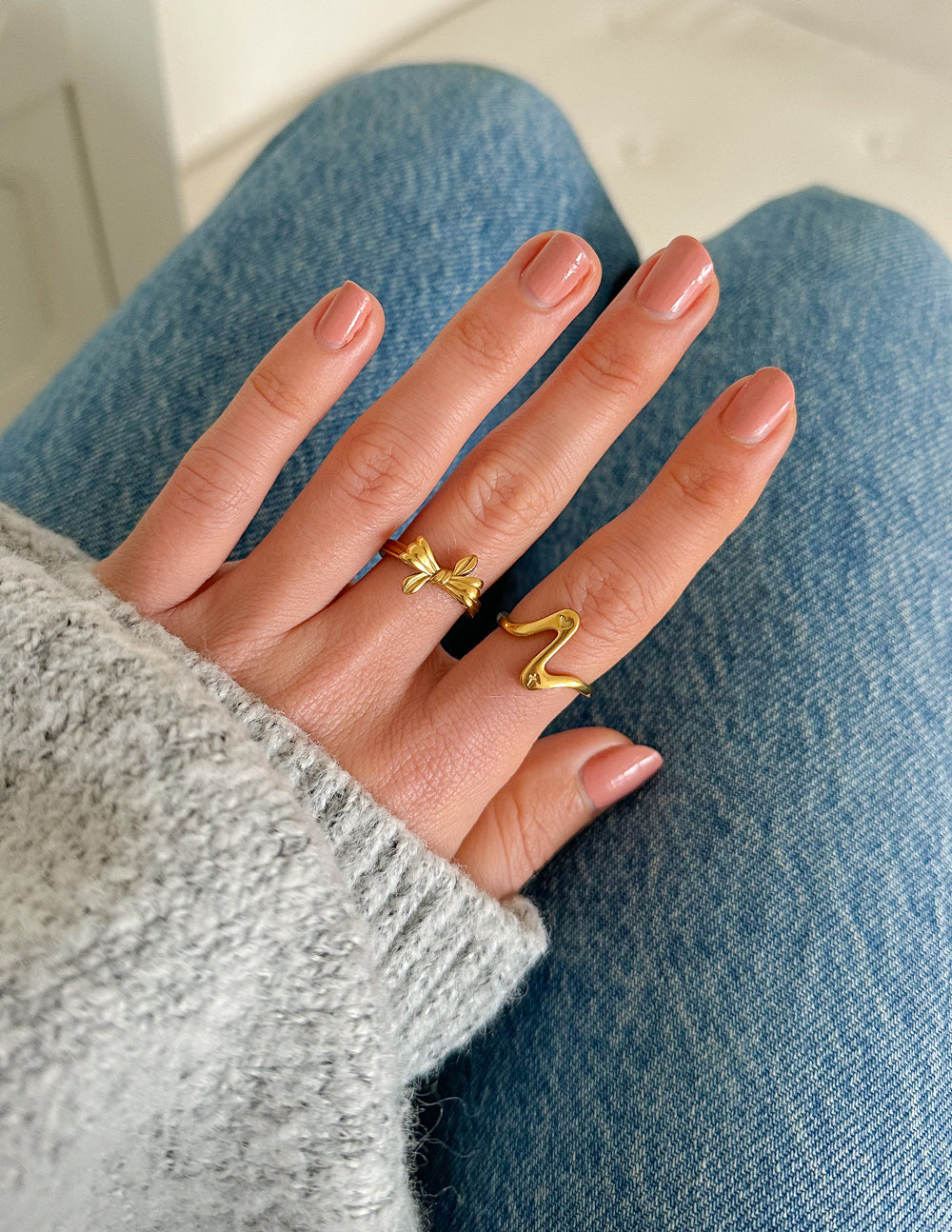 Elevated Faith Wavy Heart Ring — lifestyle context
