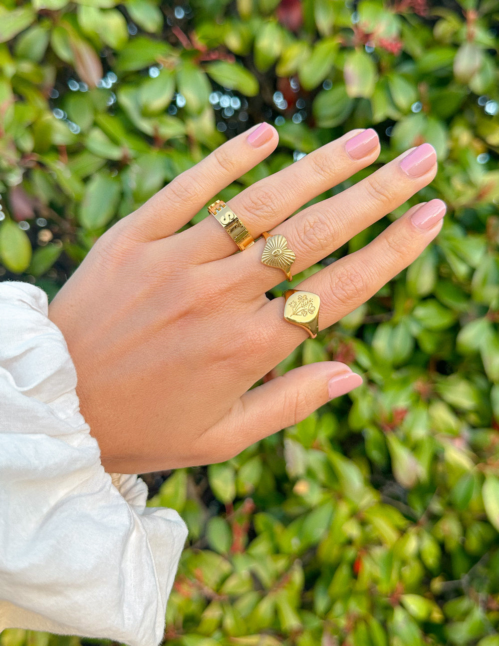 Elevated Faith Radiant Heart Ring — size reference