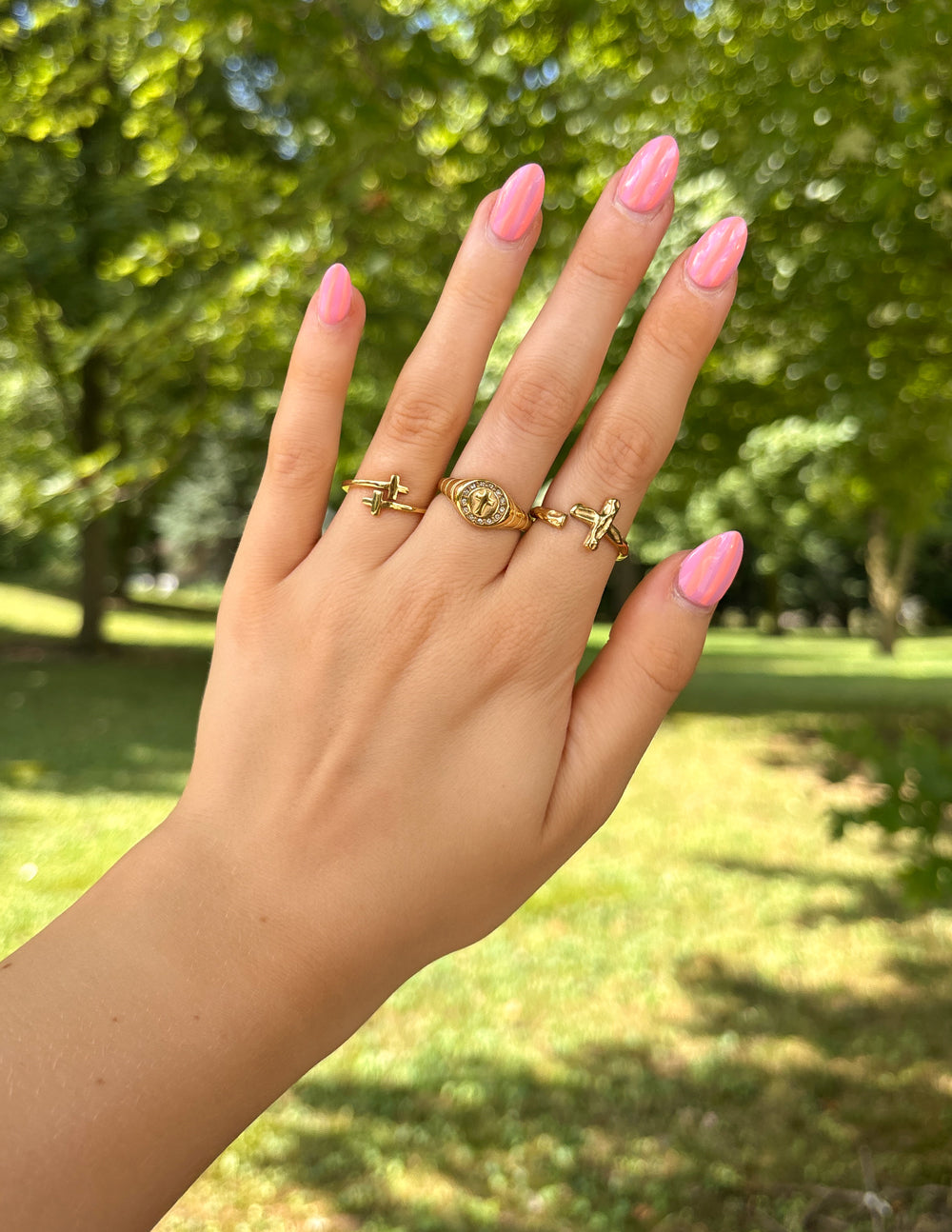 Elevated Faith Kingdom Signet Ring — color detail