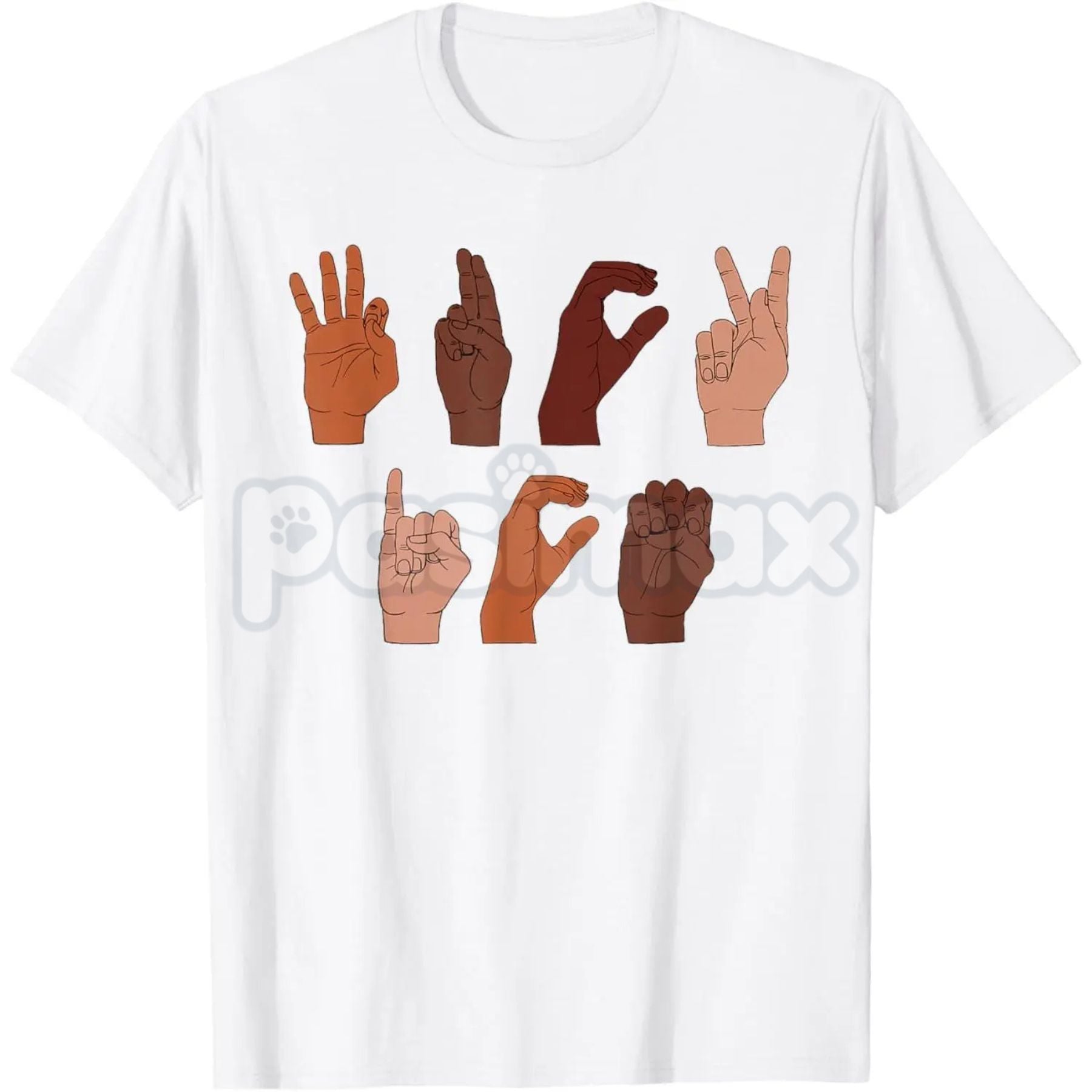 Pasimax F ICE Hand Sign Language T-Shirt - Anti-Deportation Chinga La Migra Tee, ASL Immigration Rights Shirt, Abolish ICE Ac