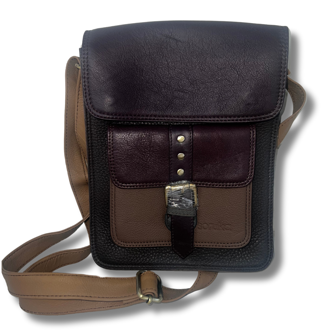 WONENA Soruka Isla · Unisex Leather Crossbody Bag — alternative angle