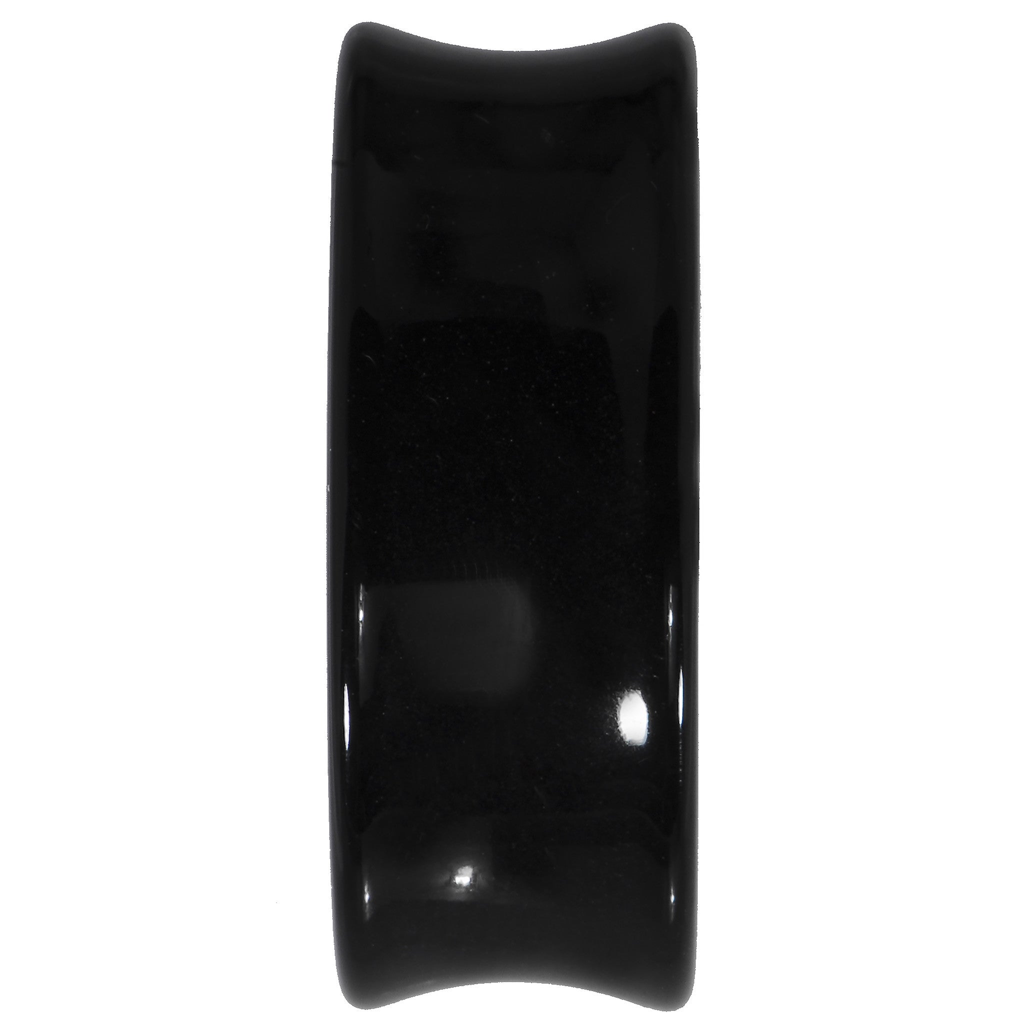 BodyCandy 26mm Black Acrylic Hollow Butterfly Saddle Plug — lifestyle context