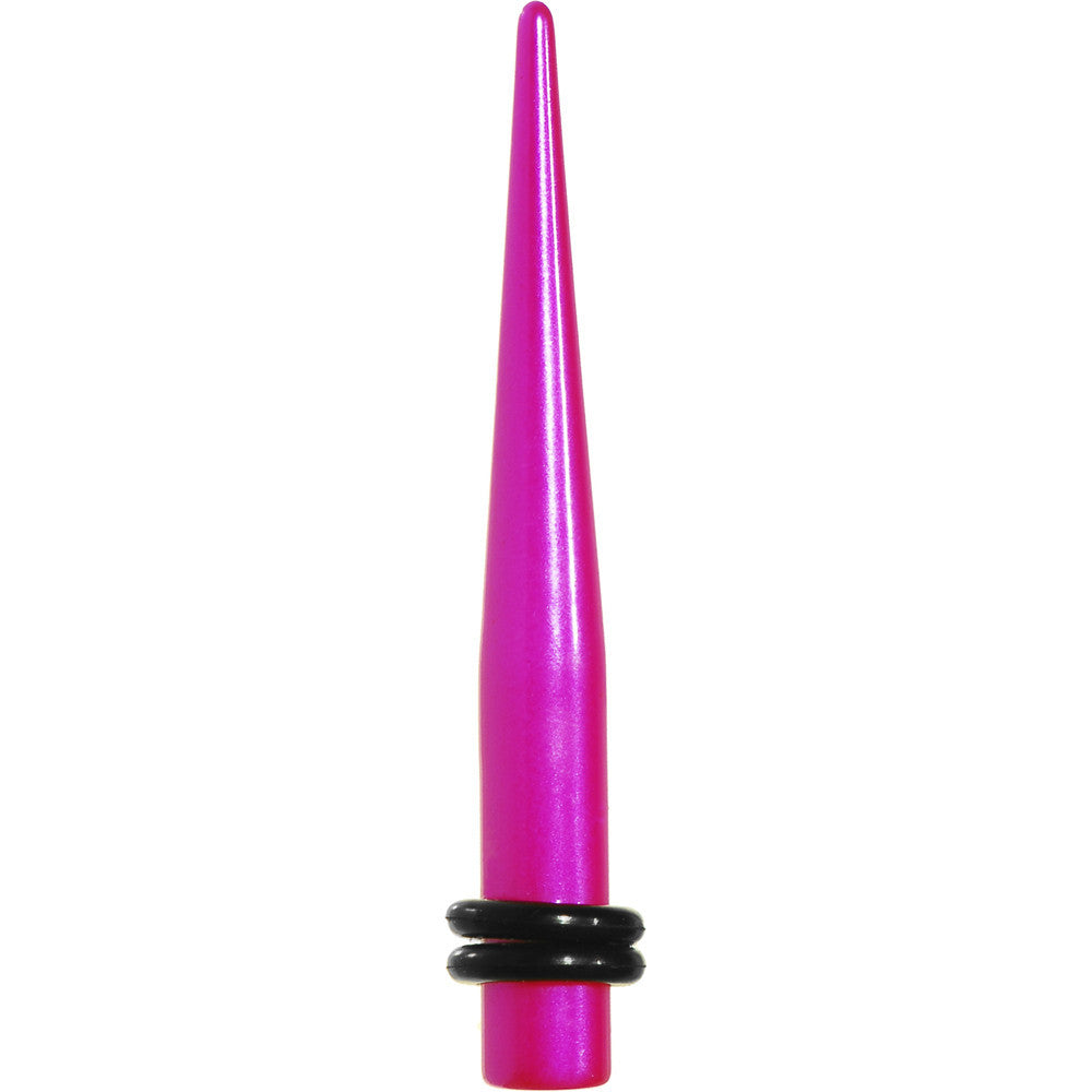 BodyCandy 4G Pink Luster  Acrylic Taper — main product shot
