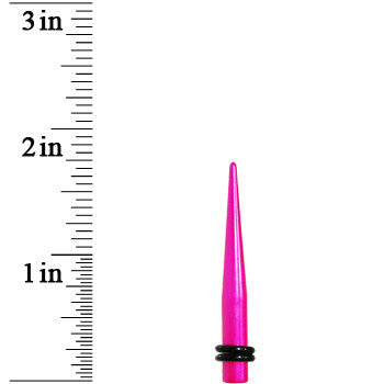 BodyCandy 4G Pink Luster  Acrylic Taper — lifestyle context