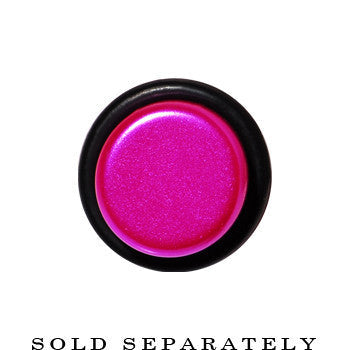 BodyCandy 4G Pink Luster  Acrylic Taper — detail close-up