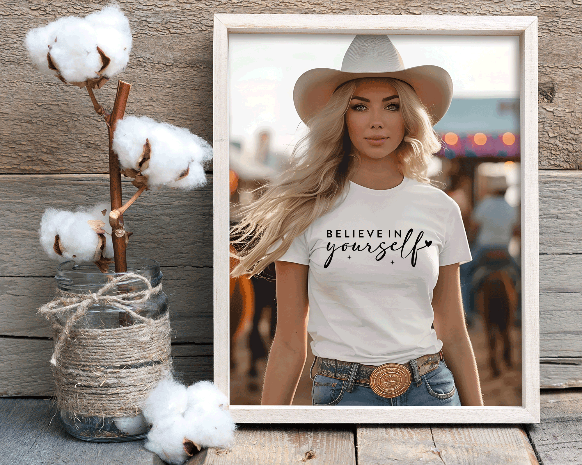 A Blessed Texas Mess Boutique Believe In Yourself Sweatshirt, Believe in yourself Shirts, Be Yourself,… — main product shot