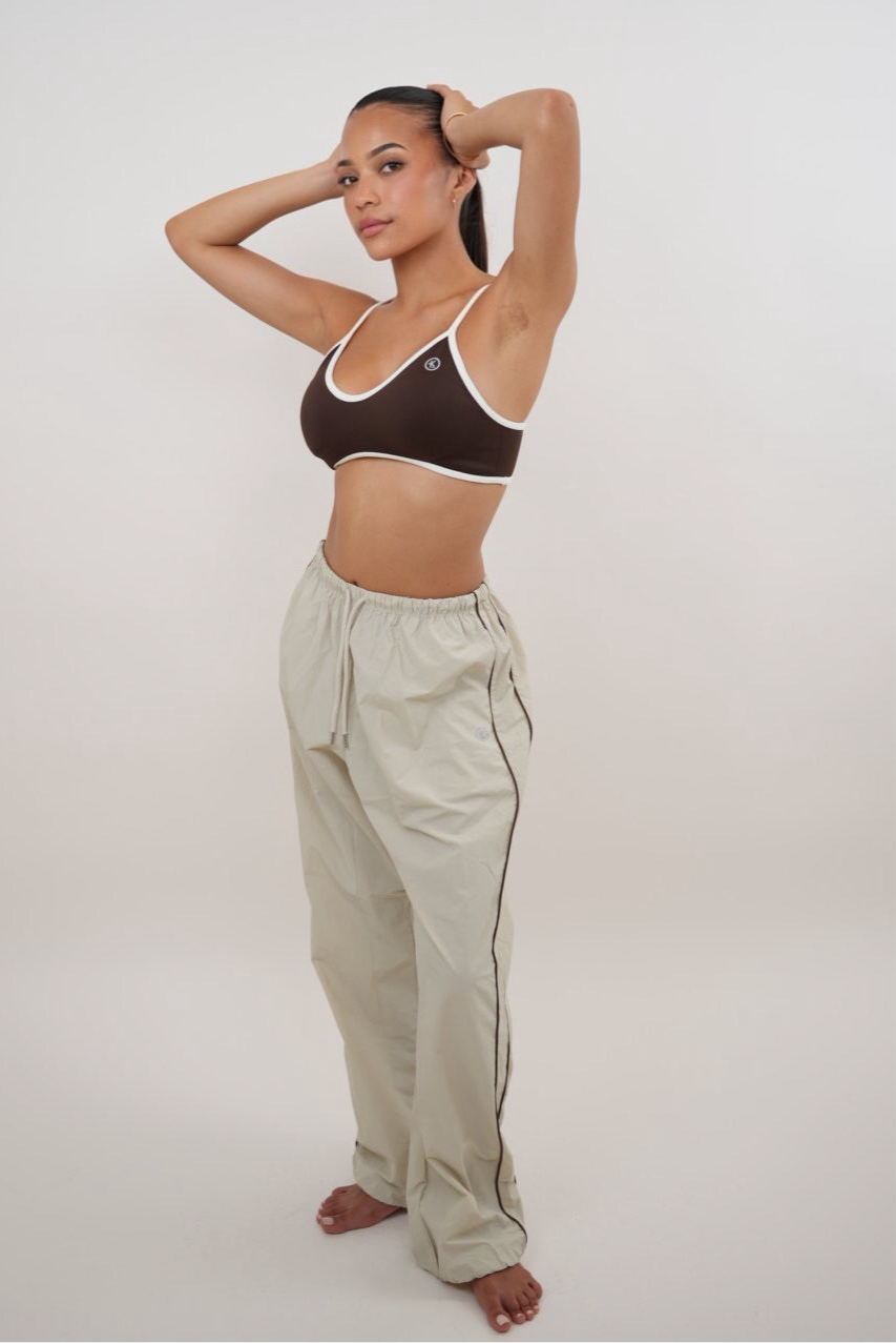 KIMITH BRAND I Accept Change with Grace Beige Versatile Relaxed Fit Pant — main product shot