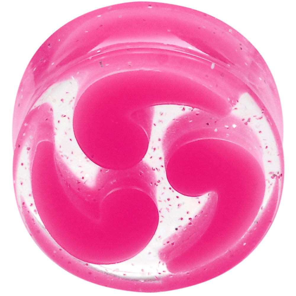 BodyCandy 18mm Pink Quotation Symbol Saddle Plug — main product shot