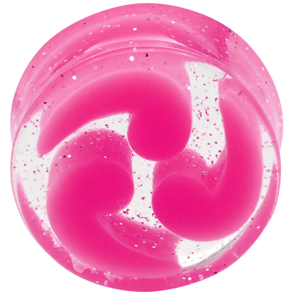 BodyCandy 20mm Pink Quotation Symbol Saddle Plug — main product shot