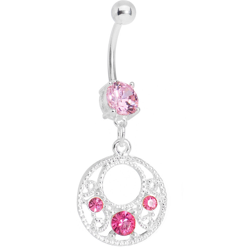 BodyCandy Pink Circular Seduction Belly Ring — main product shot