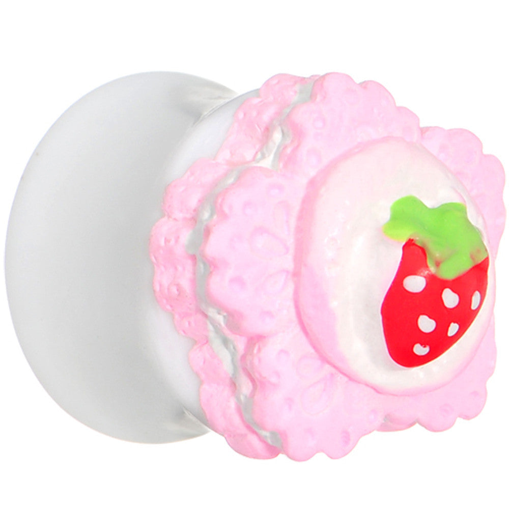 BodyCandy 9/16 Strawberry Shortcake Saddle Plug — main product shot