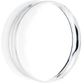 BodyCandy 40mm Clear White Acrylic Mirror Split Saddle Plug — main product shot