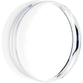 BodyCandy 2 Clear White Acrylic Mirror Split Saddle Plug — main product shot