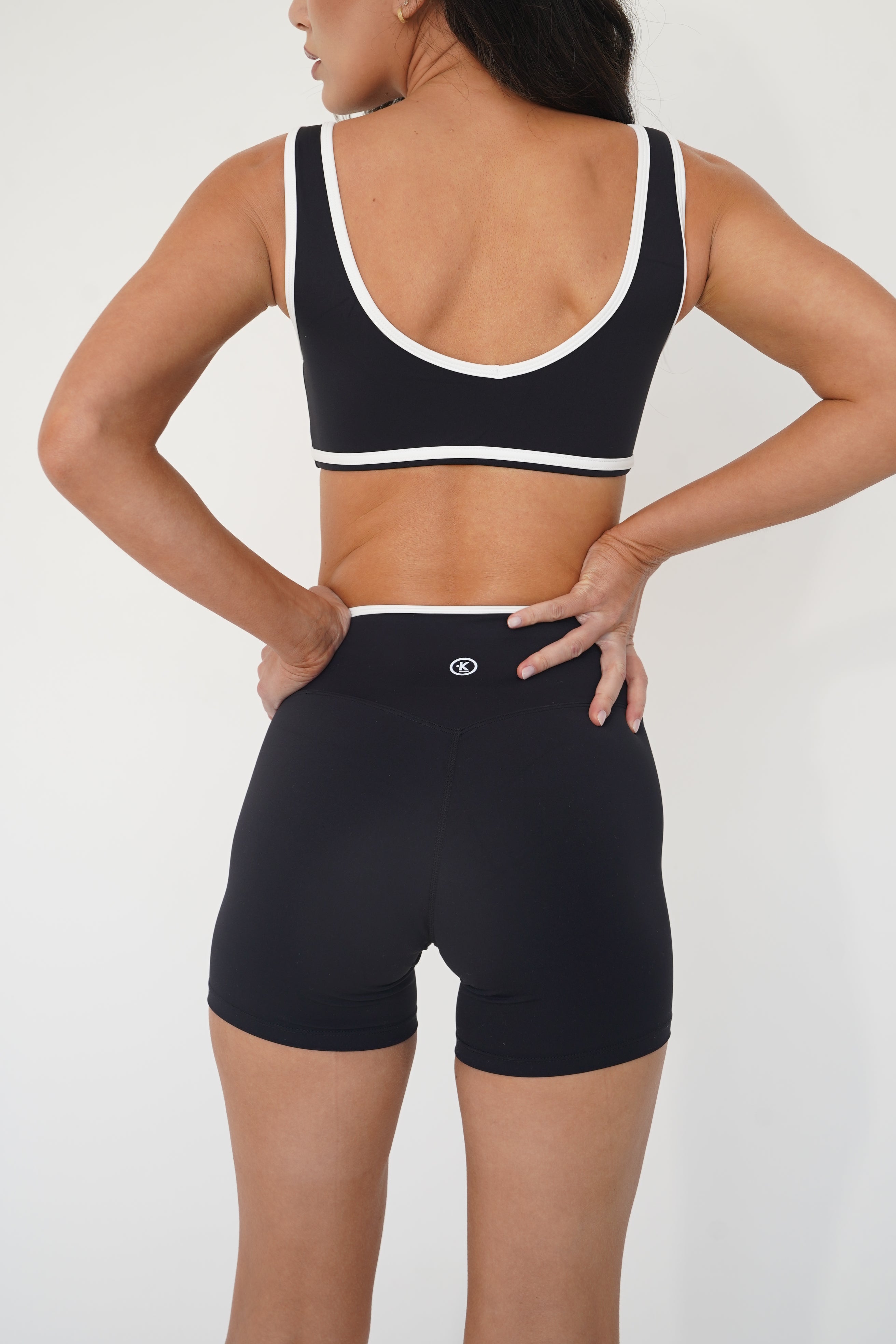 KIMITH BRAND I Am Right Where I Need To Be Black Butter Short — main product shot
