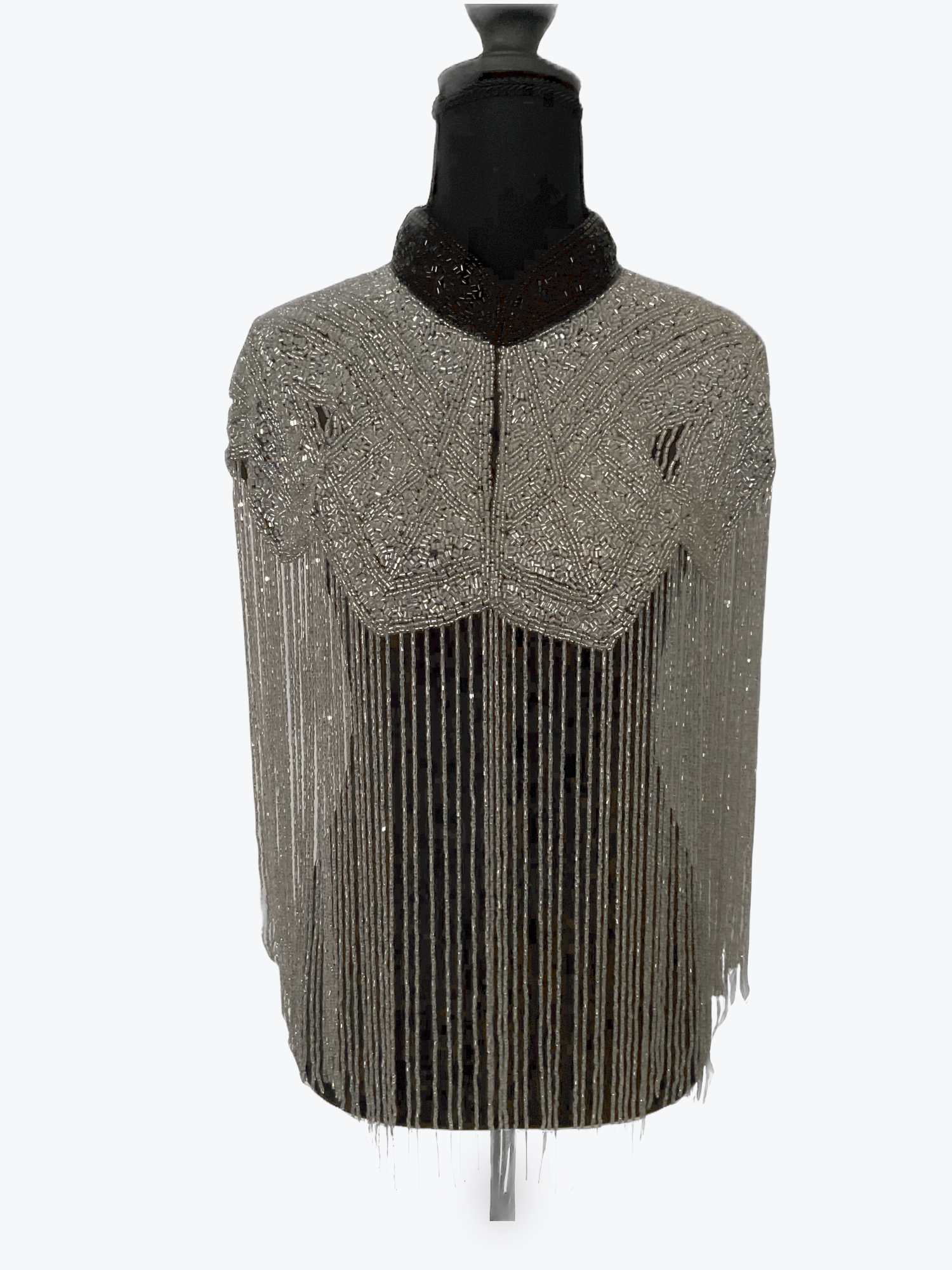 L'Jai Amor Liquid Steel Cape — side view