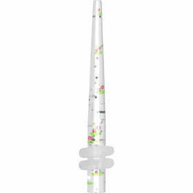 8G Clear Acrylic Glitter Cherry Confetti Taper