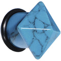 BodyCandy 5/8 Turquoise Semi Precious Stone Pyramid Top Plug — main product shot