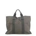Bolt Boutique Hermes Herline MM Grey Canvas Tote Bag #4781 — main product shot