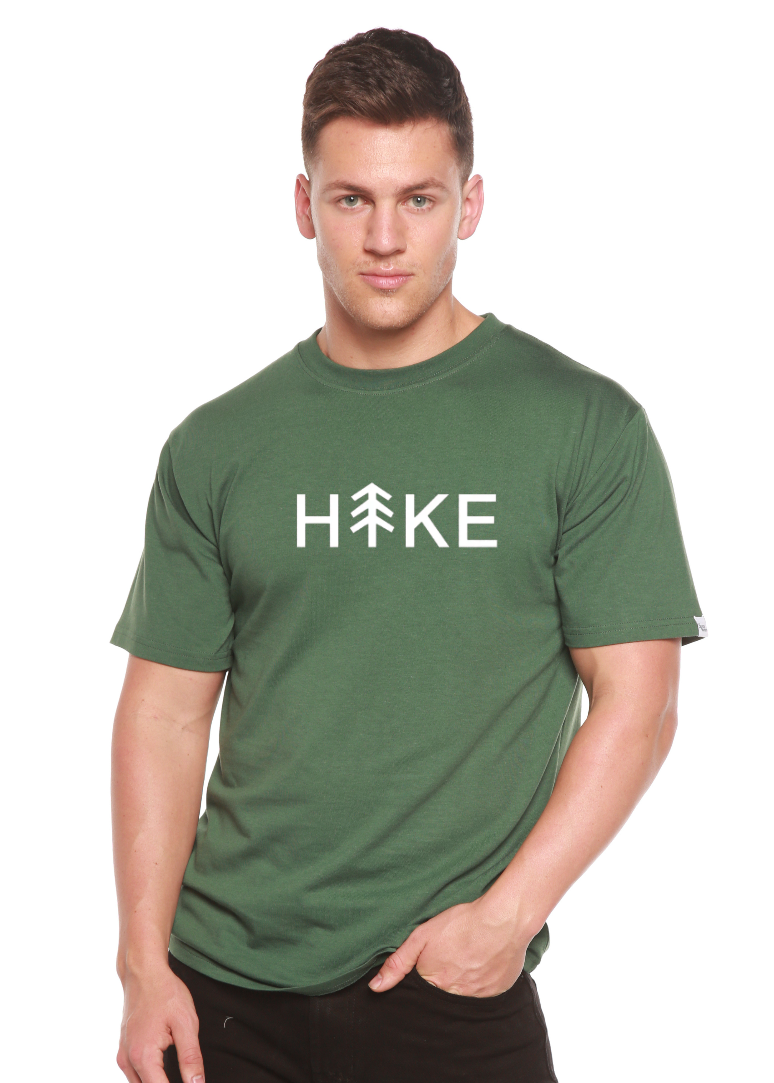 Spun Bamboo Hike Men's Bamboo Viscose/Organic Cotton Short Sleeve Graphic T-Shirt — main product shot