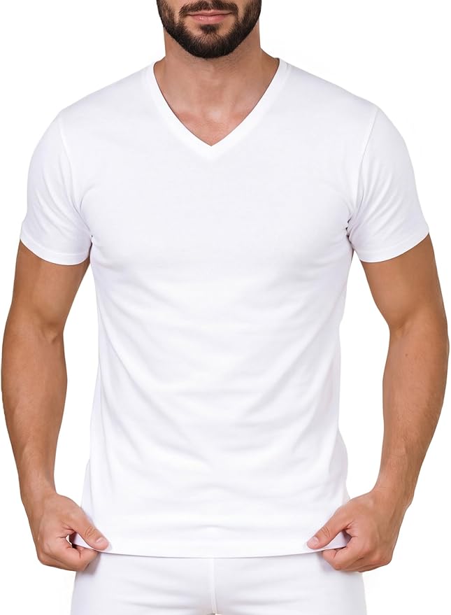 EGI Luxury 100%" Filo di Scozia Cotton Men's T-Shirt. Proudly Made in Italy.