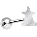 BodyCandy Officially Licensed NFL Cut Out Dallas Cowboys Tongue Ring Barbell — main product shot