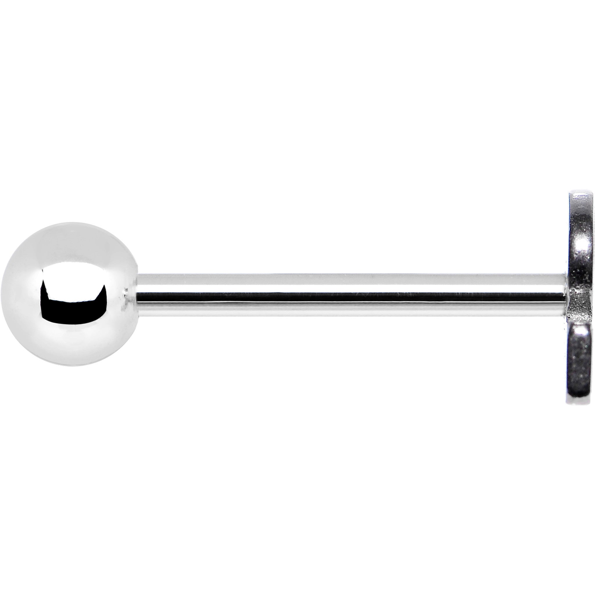 BodyCandy Officially Licensed NFL Cut Out Cincinnati Bengals Barbell Tongue Ring — detail close-up