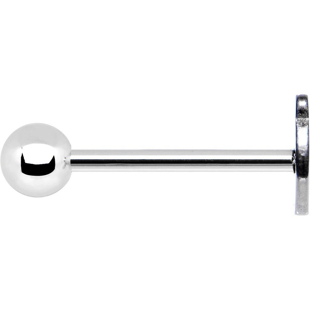 BodyCandy Officially Licensed NFL Cut Out Indianapolis Colts Barbell Tongue Ring — detail close-up