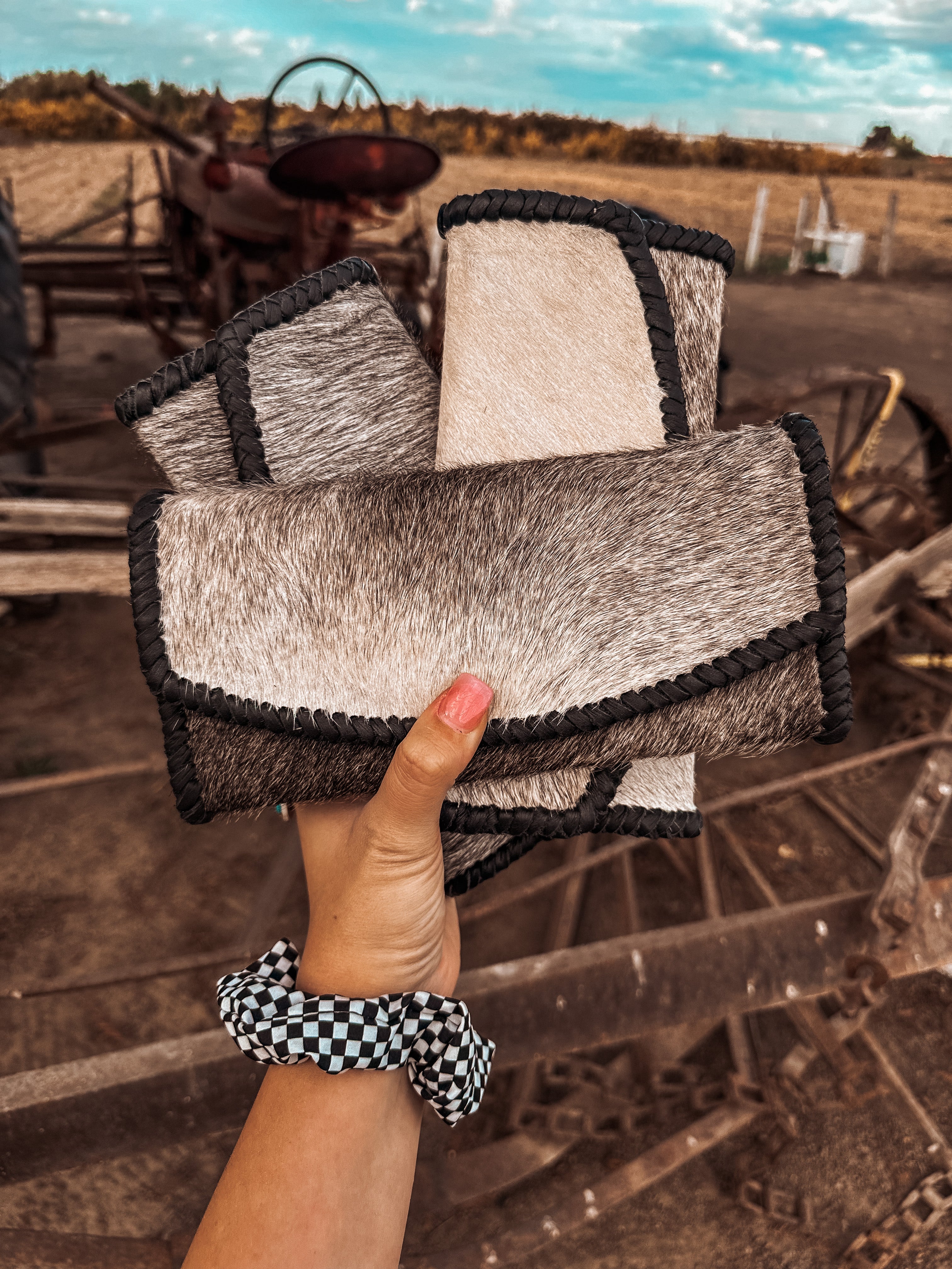 Haute Southern Hyde The Hazy Elva Wallet (Black Leather ) a Haute Southern Hyde by Beth Marie Exclusive — main product shot