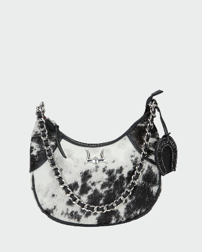 Whiskey Black & Co Lueve Hair-On Leather Bag — Lueve Hair-On Leather Bag product shot