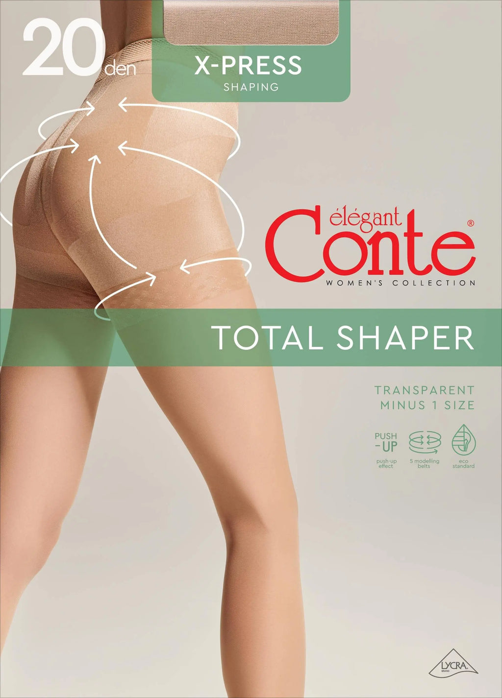 TheRanok.com Tights Conte X-Press 20 Den - Body Shaping — side view