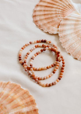 Polished Pink Aventurine || Adult Bracelet