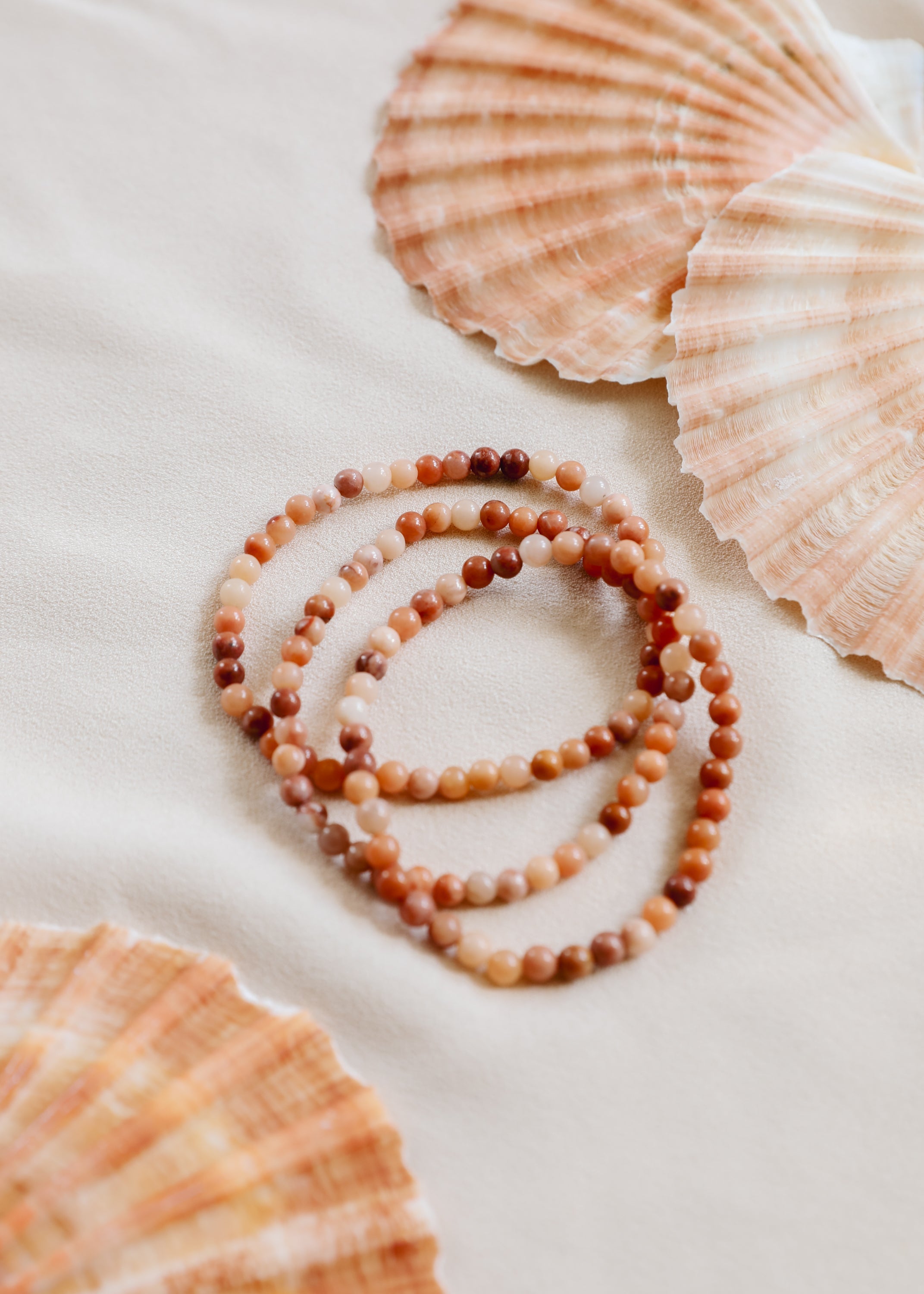 CanyonLeaf Polished Pink Aventurine || Adult Bracelet — main product shot