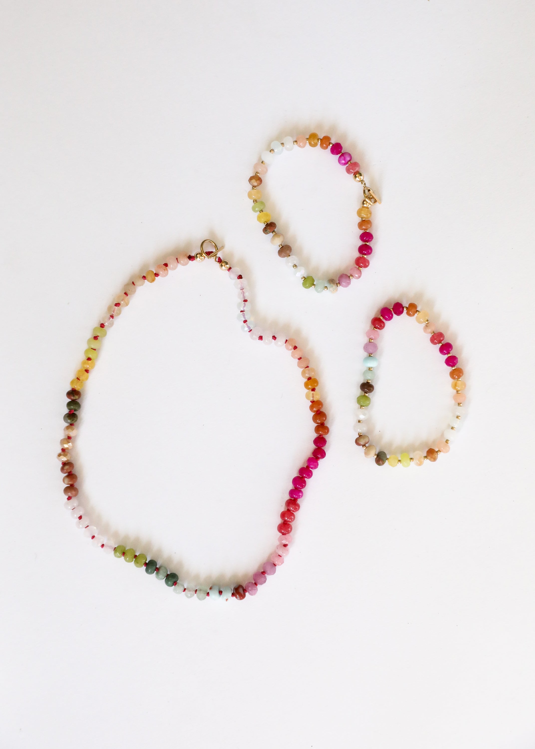 CanyonLeaf Natural Gemstone Bracelet + 14k Gold Filled Toggle : Sandbar — bracelet category context
