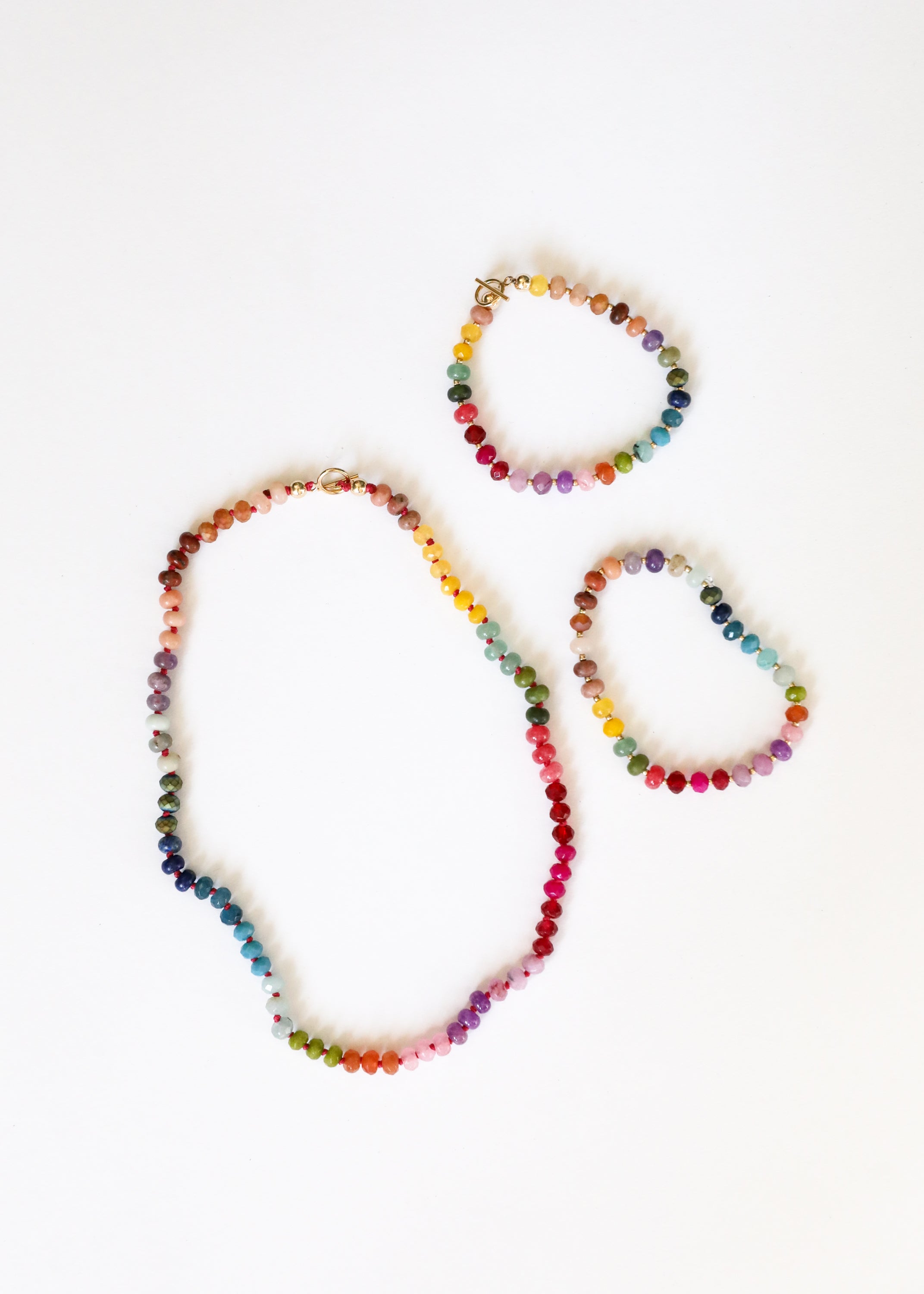 CanyonLeaf Natural Gemstone Bracelet + 14k Gold Filled Toggle : Gold Rush — lifestyle context