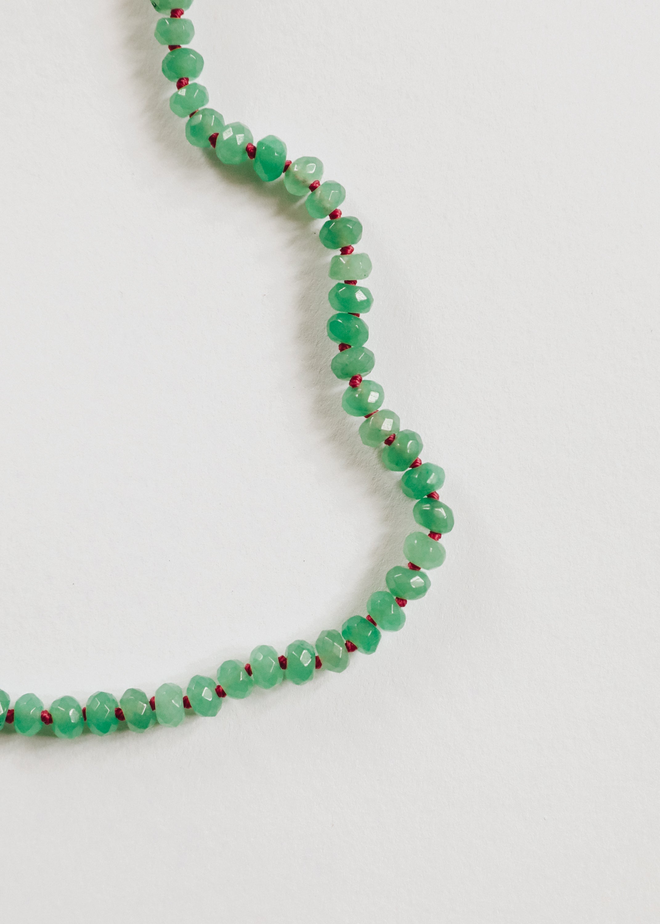 CanyonLeaf Natural Aventurine + 14k Gold Filled Toggle || Gemstone Necklace — CanyonLeaf branding close-up