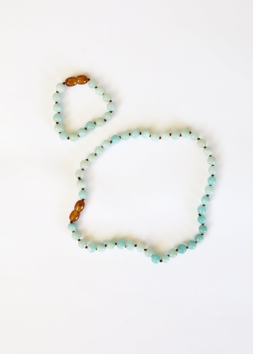 CanyonLeaf Pure Gemstone + Amazonite || Anklet or Bracelet — CanyonLeaf branding close-up