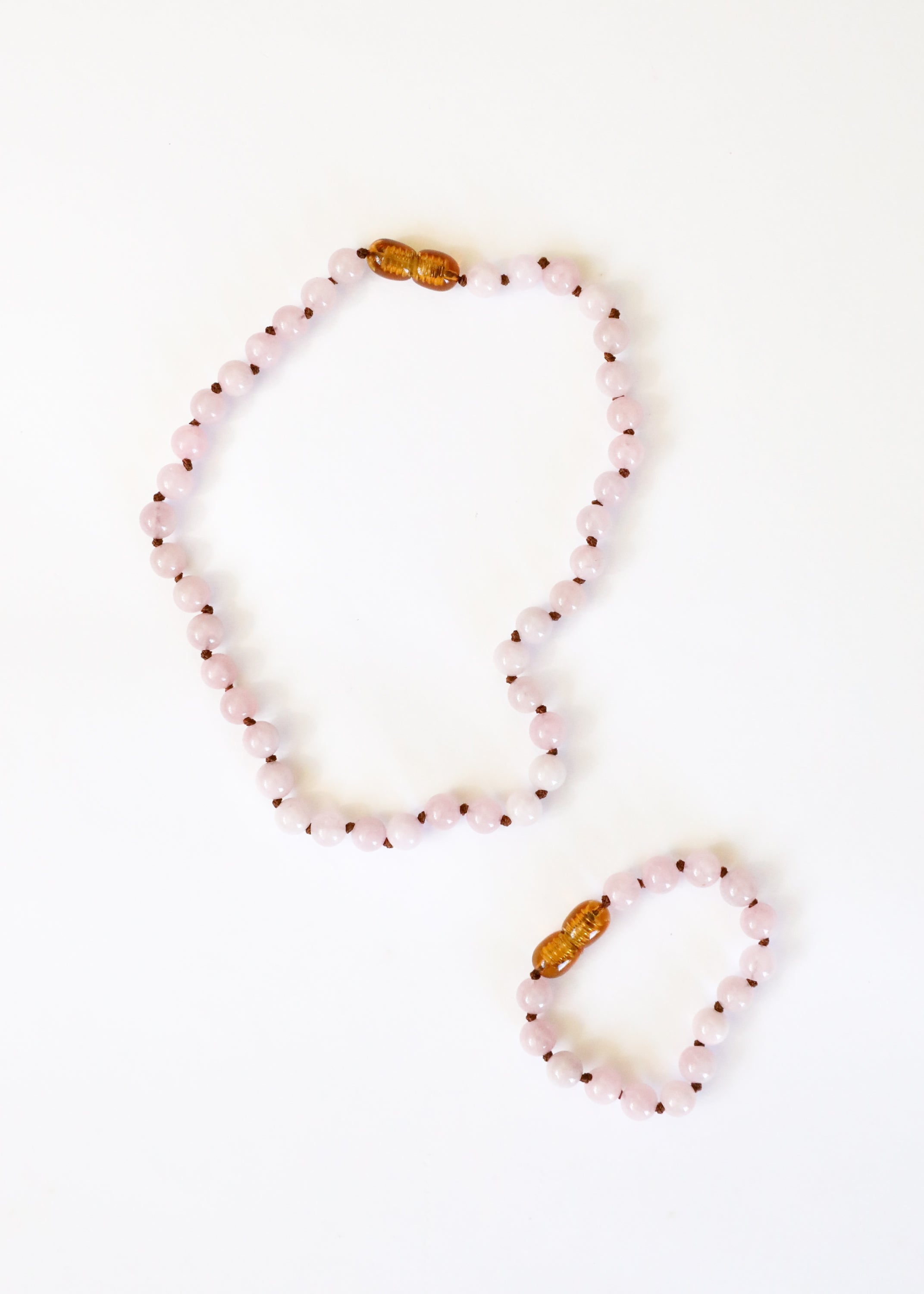 CanyonLeaf Pure Gemstone + Rose Quartz || Anklet or Bracelet — bracelet category context