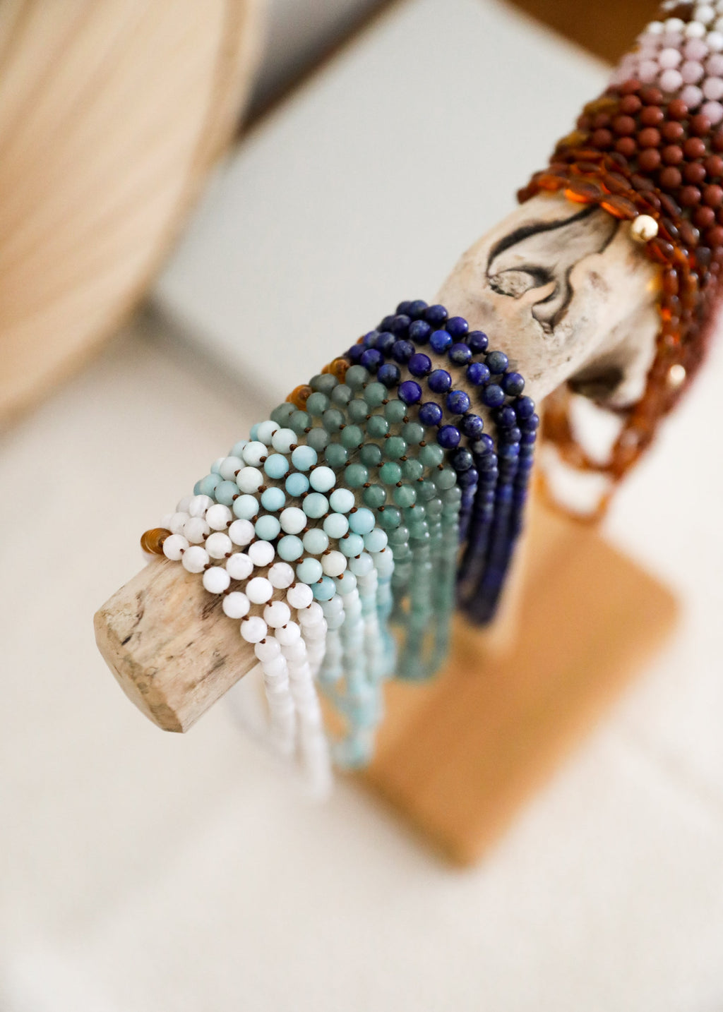 CanyonLeaf Pure Gemstone + Moonstone || Necklace — lifestyle worn / used context