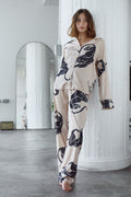 Simoné Sleepwear USA Washable Silk Pajama Set - Thera — main product shot