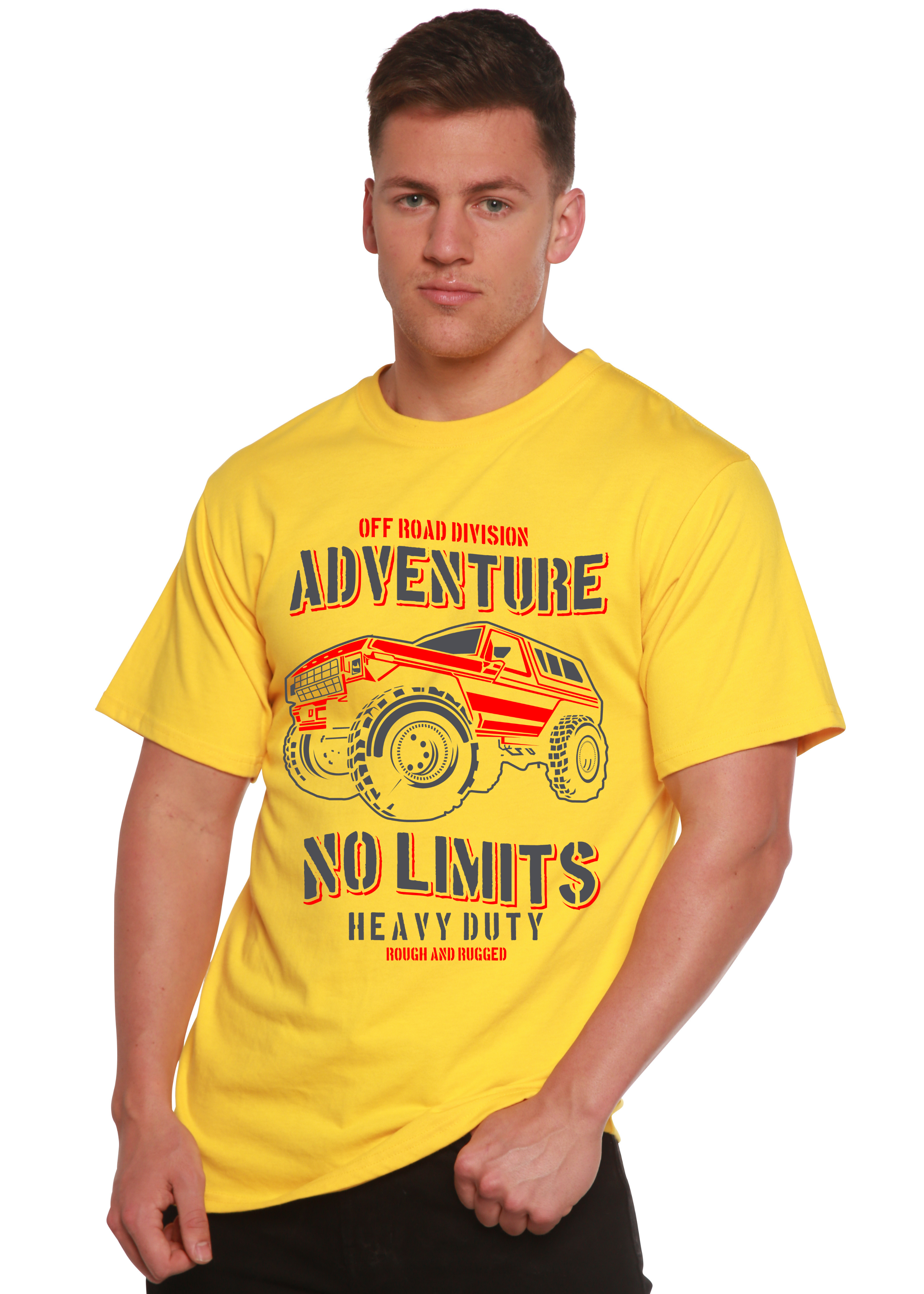 Spun Bamboo No Limits Spun Bamboo® Men's Bamboo Viscose/Organic Cotton Short Sleeve Graphic T-Shirt — alternative angle