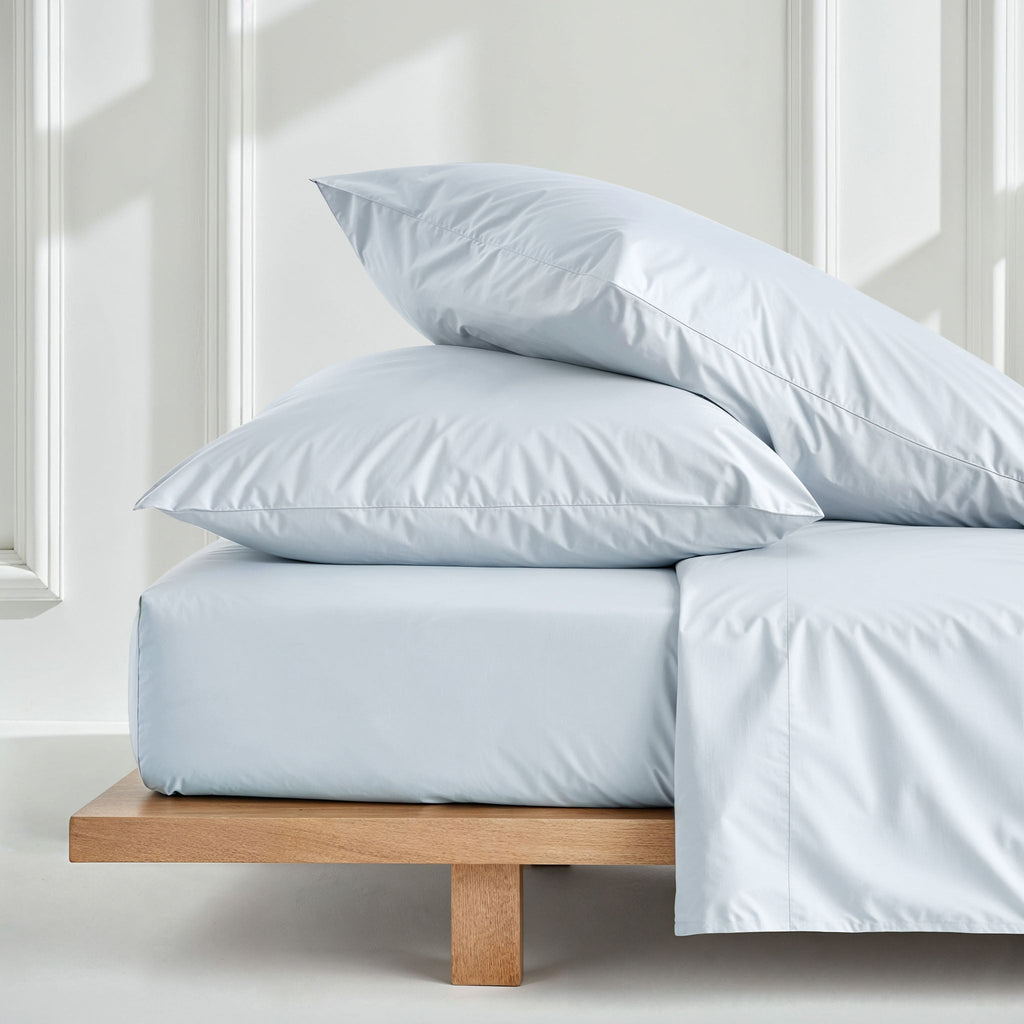 Italic Luxe Australian Sateen Pillowcase Set — in-use photo