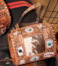 Western Aces Mini Speedy with Hair-on-hide