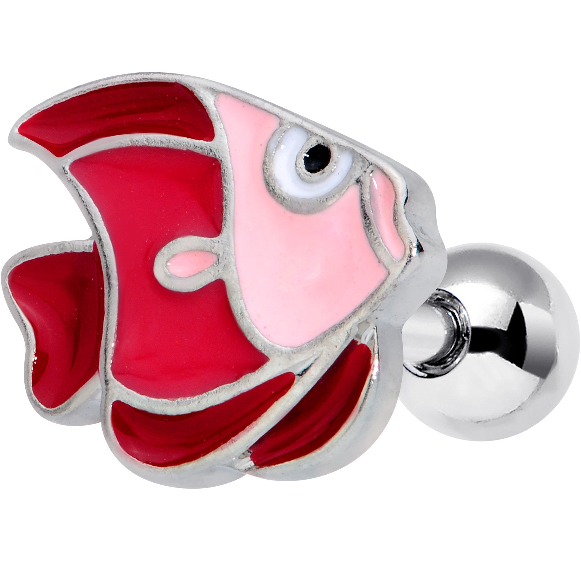 BodyCandy 16G 1/4 Brown Nautical Fish Cartilage Tragus Earring — main product shot