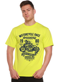 Spun Bamboo Motorcycles Race Men's Bamboo Viscose/Organic Cotton Short Sleeve Graphic T-Shirt — main product shot