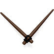 BodyCandy Dark Brown Matte Acrylic Straight Taper Set 12G to 00G — in-use photo